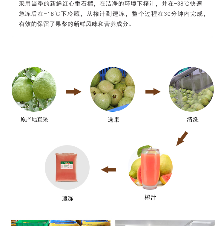 速冻红心番石榴